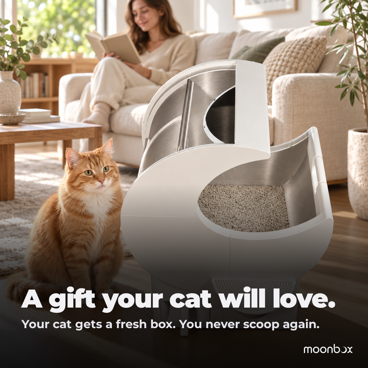 Moonbox Stainless, a gift your cat will love