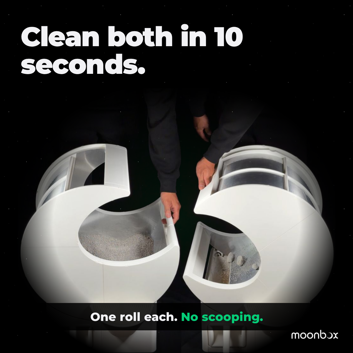 Moonbox Stainless 2-Pack: clean both in seconds